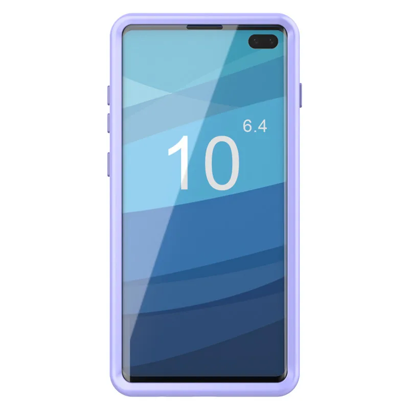 Samsung s9 s10 Plus note9 J3 J7 Блестящий передний и задний 360 Защитный чехол для телефона