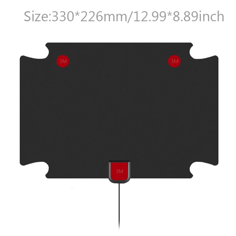 Комнатная усиленная цифровая антенна HDTV линия сигнала телевизора 80 1000