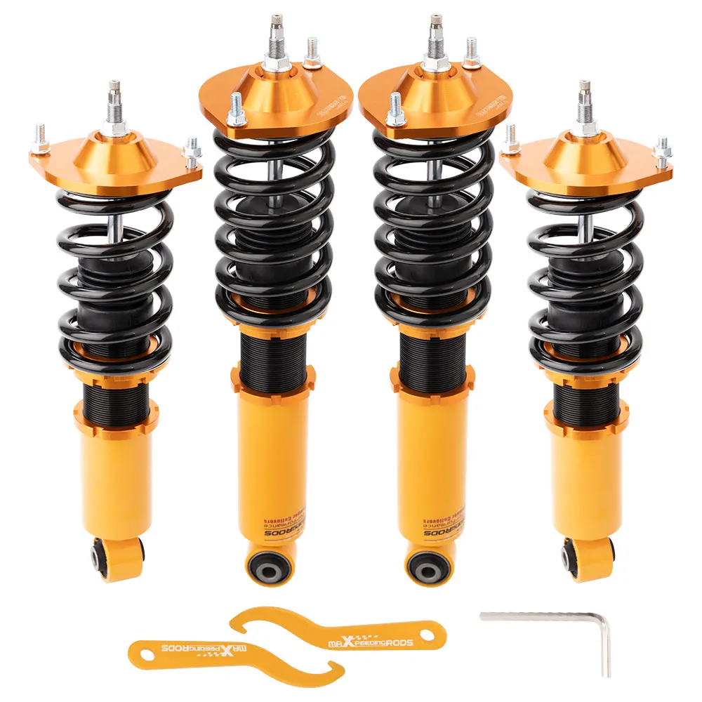 Прилавок с 24 уровнями Демпфер Coilover Подвеска для Mazda родстер Miata MX5 1989 2000 NA6C NA8C F/7 кг