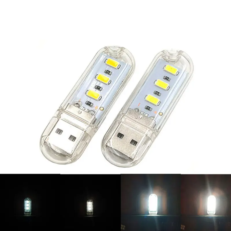 

Portable 5V USB LED Night Light Interface Mini Lamp Reading Light Book Light