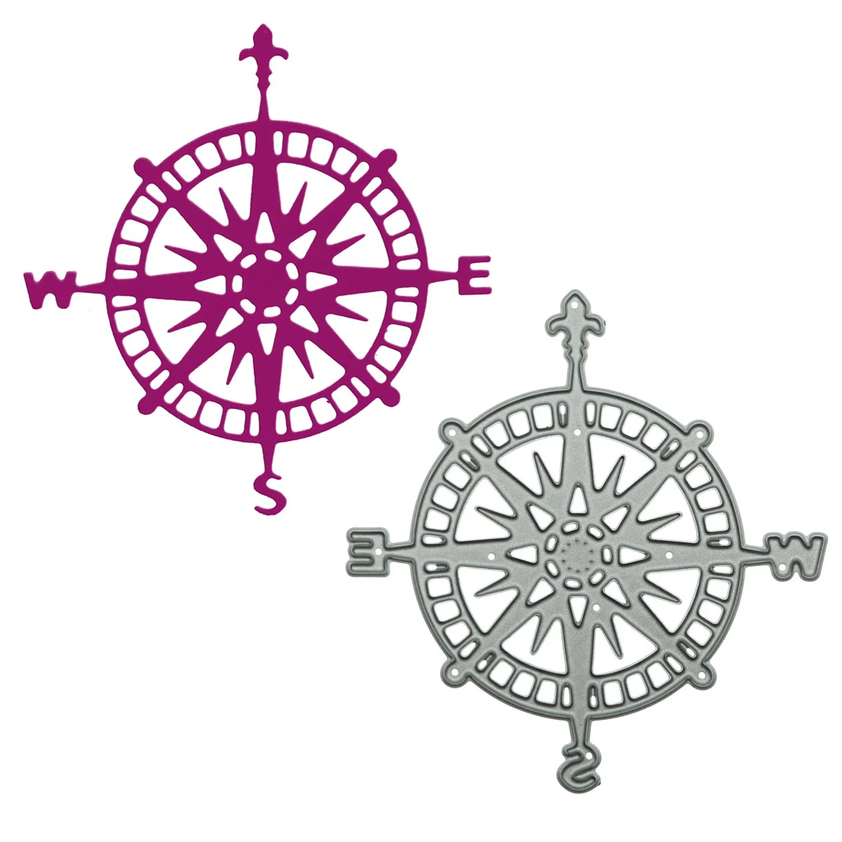 

For Scrapbooking Compass Pattern Metal Cutting Dies DIY Clipart Paper Work Decorating Card Cutter