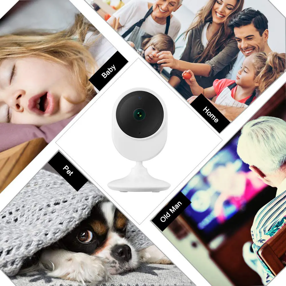 Беспроводная Wi-Fi камера 720P HD с обнаружением движения многофункциональная