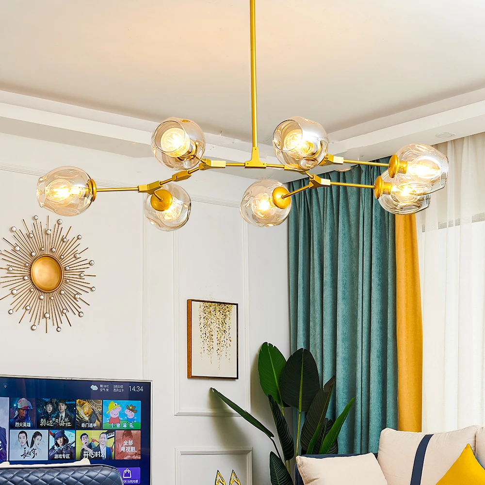 

Modern Chandeliers Living Room Villa Clothing LOFT Nordic Pendant Lamp Indoor Decoration Hanging Lamp Lighting Kitchen Fixtures