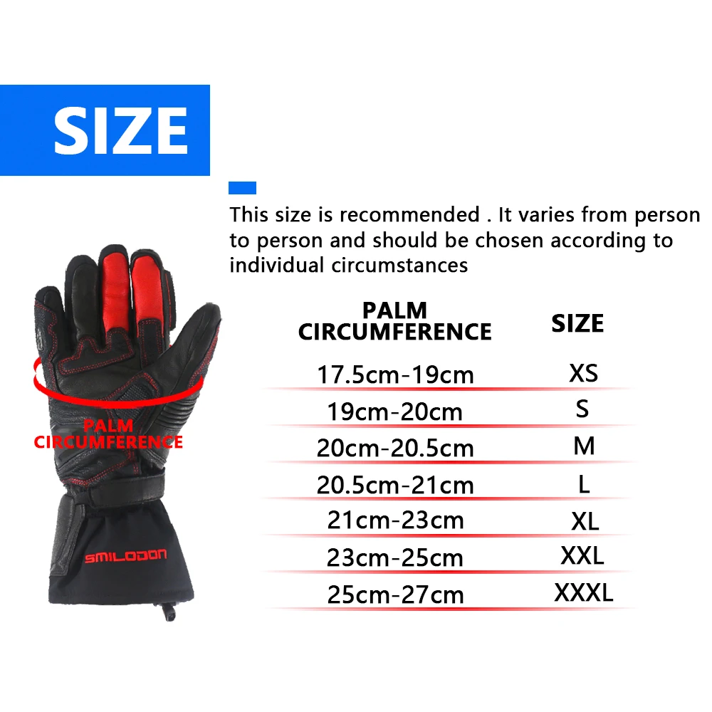 Electric Heated Riding Gloves Rechargeable Battery Waterproof Motorcycle Heating Glove For Men Women Outdoor Sport Cyling Skiing enlarge