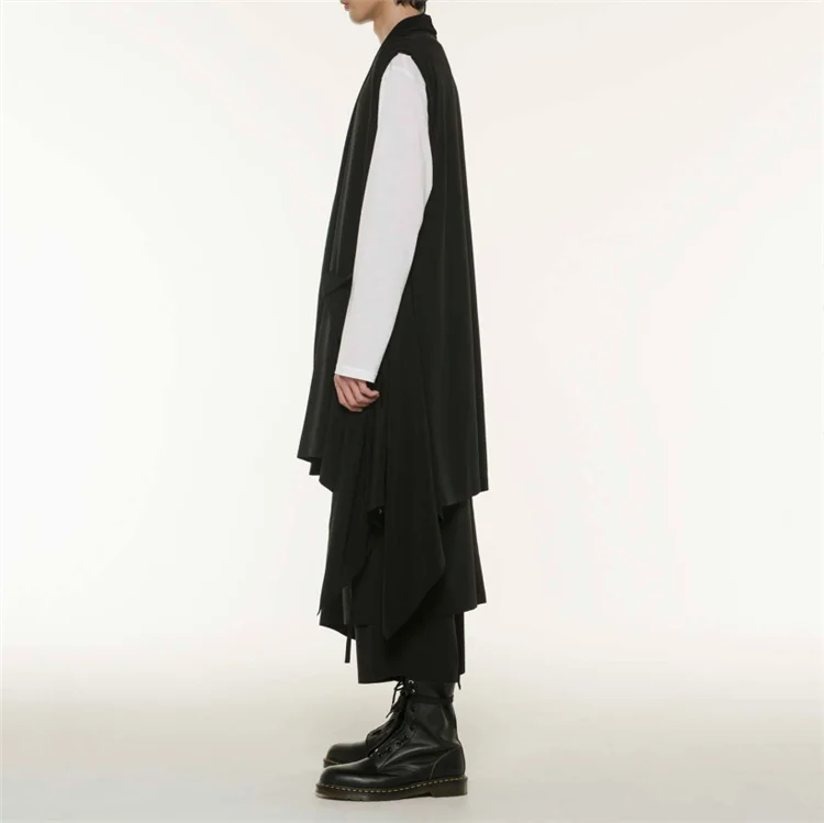 Женская! Новая весенне-Летняя мужская индивидуальная накидка без рукавов