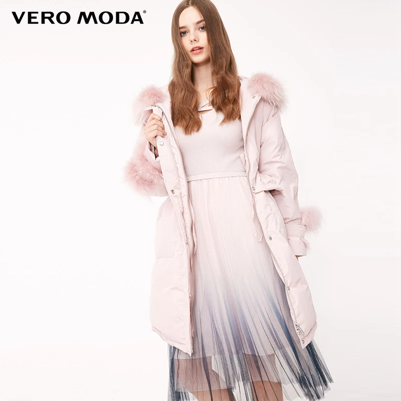 Vero Moda Женская куртка-пуховик со съемным капюшоном и шнурком | 318412552 - Цвет: Lt. pale ling flower