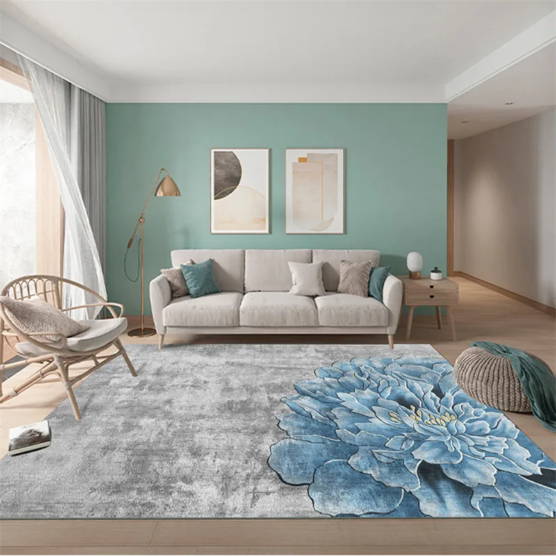 

Luxury carpet living room modern minimalist 5D stereo high-end Nordic easy to take care of coffee table carpet home sofa bedroom