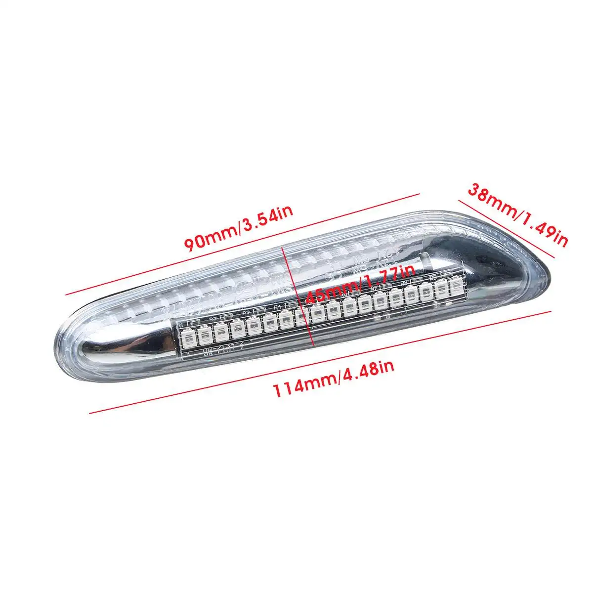 

For BMW E46 E60 E61 E90 E91 E81 E82 E88 X3 X1 Car LED Dynamic Side Marker Light Flowing Turn Signal Light Lamp