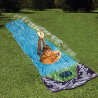 inflatable water slide racer pool kids summer park backyard play fun outdoor slip slide wave rider