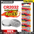 PANASONIC 4 шт. оригинальный cr2032 DL2032 ECR2032 5004LC KCR2032 BR2032 3 в кнопочный аккумулятор монетная игрушечная Автомобильная батарея
