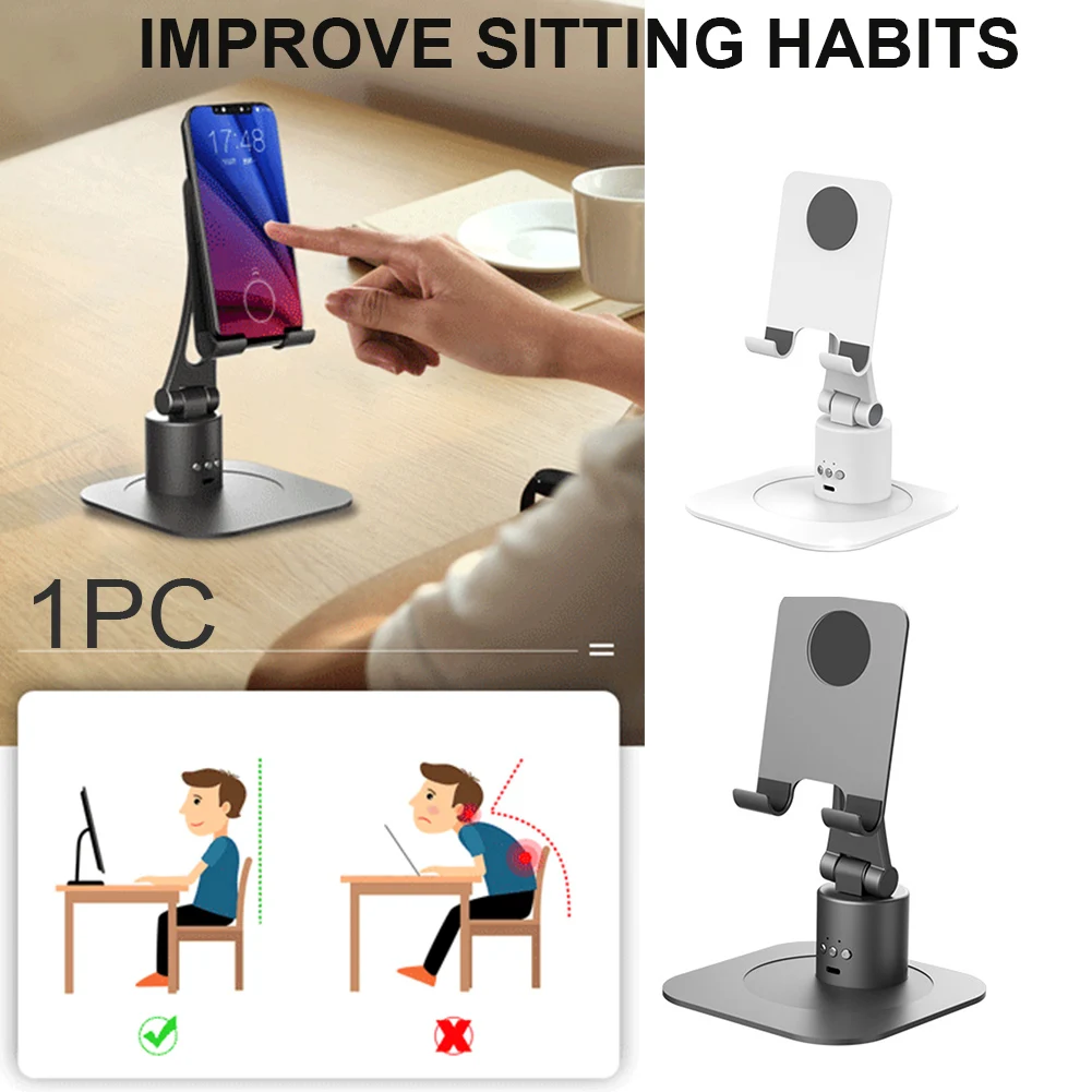 Holder Face Tracking Universal For Vlog 360 Degree Rotation Easy Use Video Recording Alloy Smartphone Gimbal Adjustable Tablet