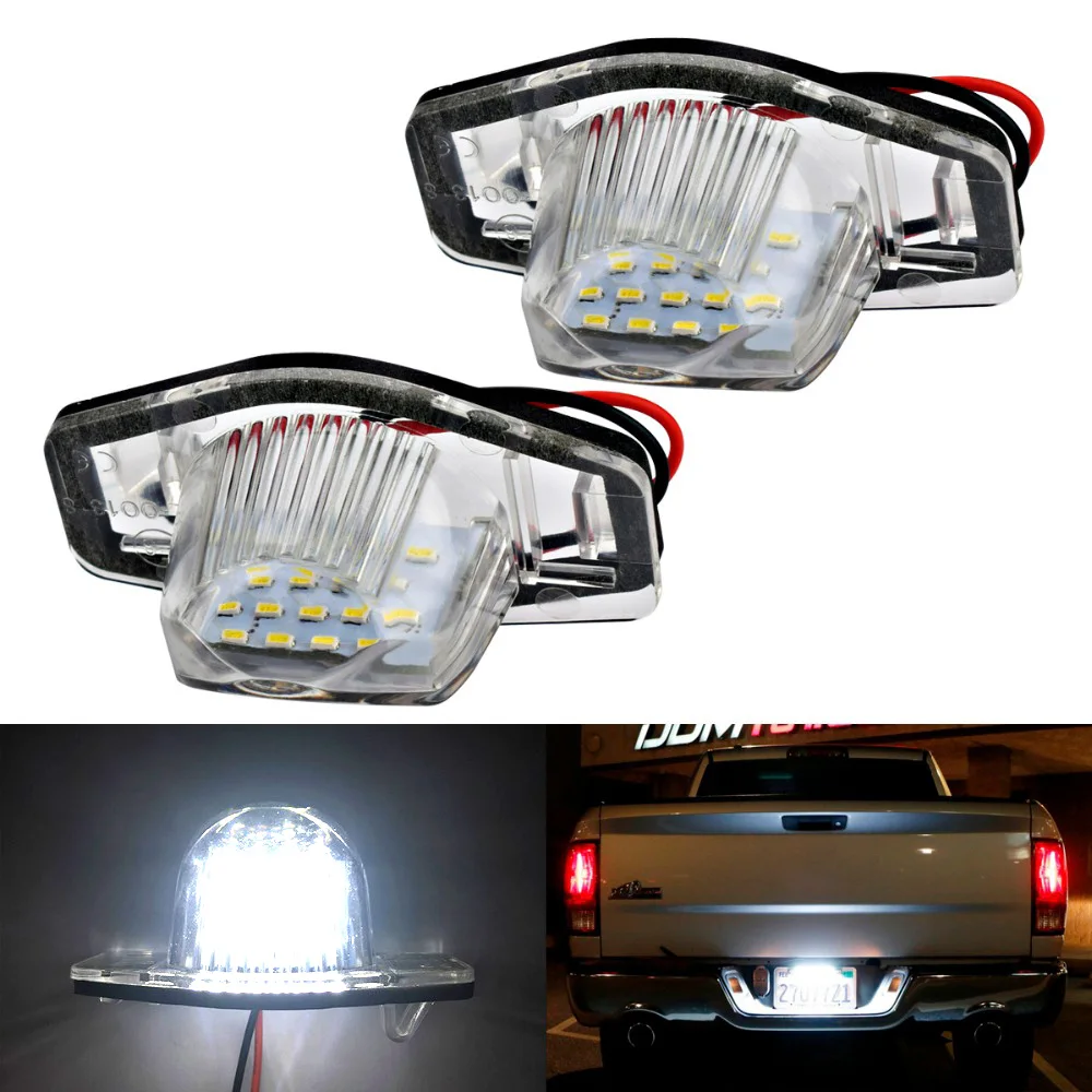 

packx2 LED License Plate Light Lamps For Honda CIVIC Sedan Acura MDX RL TL TSX ILX RDX Accord Odyssey Kit