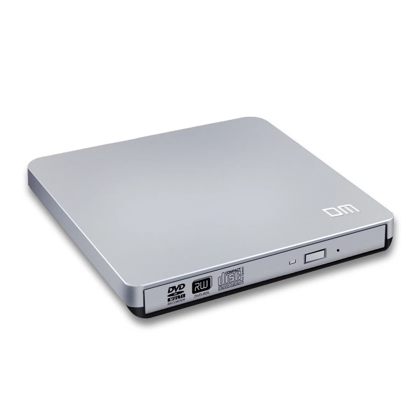 DM USB Оптический привод Внешний 3 0 CD/DVD ROM Combo DVD RW горелка для ноутбука Dell Lenovo Mac OS