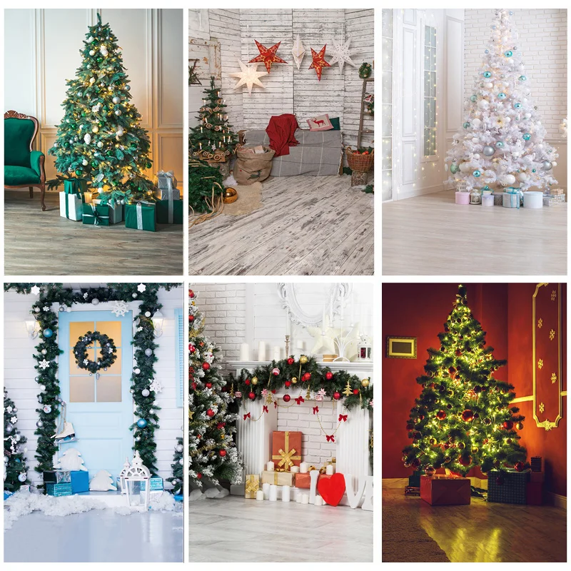 

Christmas Theme Photography Background Snowman Christmas tree Children Portrait Backdrops For Photo Studio Props 21923 JC-02