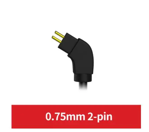 2PIN 0.75 TRN BT20S беспроводной HDMI Bluetooth 5,0 ушной крючок HIFI наушники 2PIN/разъем MMCX для TRN X6/IM1/IM2/V80/v30 - Цвет: 2PIN 0.75