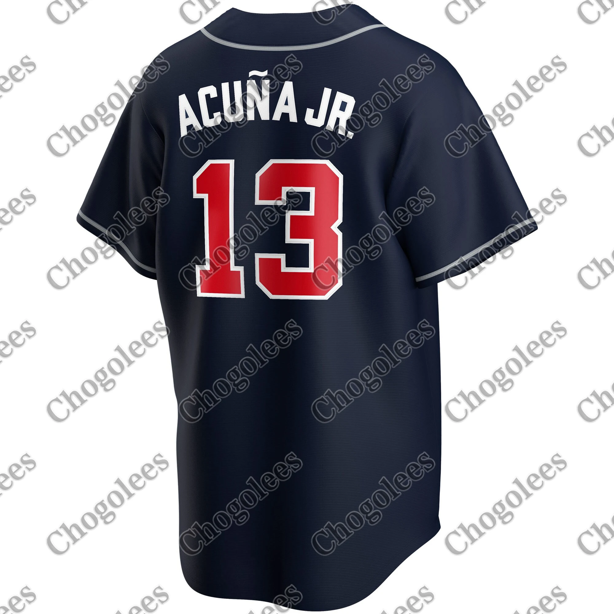 

Baseball Jersey Ronald Acuna Jr. Atlanta Alternate 2020 Player Jersey - Navy