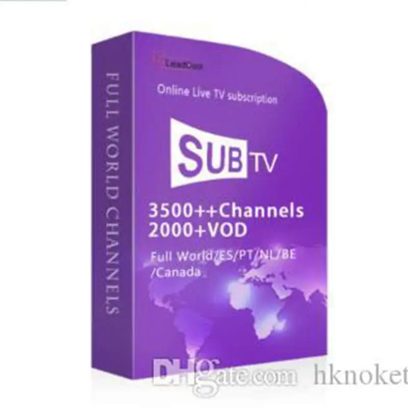 SUB tv IP tv LIVE tv Box каналы 3500+ Live/2000+ VOD 1 год с Enigma Mag25X мобильный телефон Smart tv Box код активации