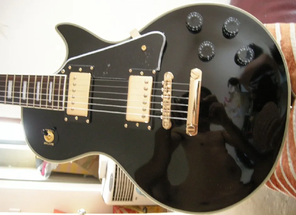 Chinese Factory Custom black Electric Guitar 7yue19 |