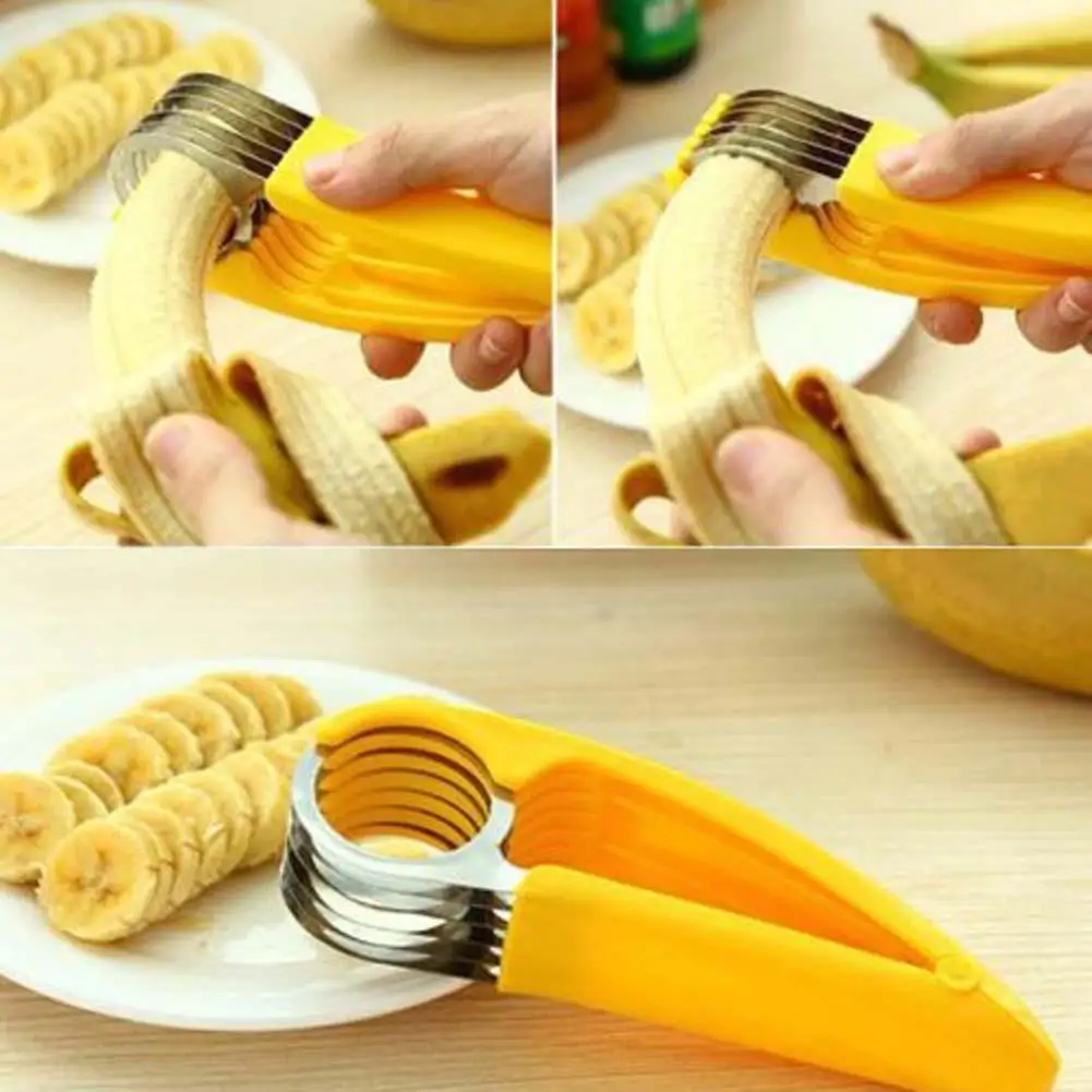 Фрукты Огурец банан ломтерезка клубника стволовых удаления яйцо резак