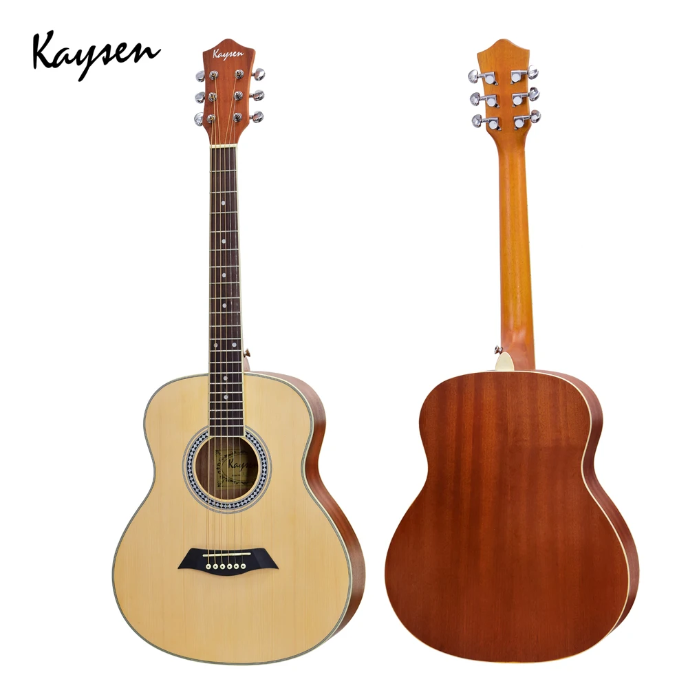 

Kaysen 36" Rosewood Acoustic Guitar Travel Guitar Wooden High quality 6 Strings Musical Instrument Guitarra Professional AGT105