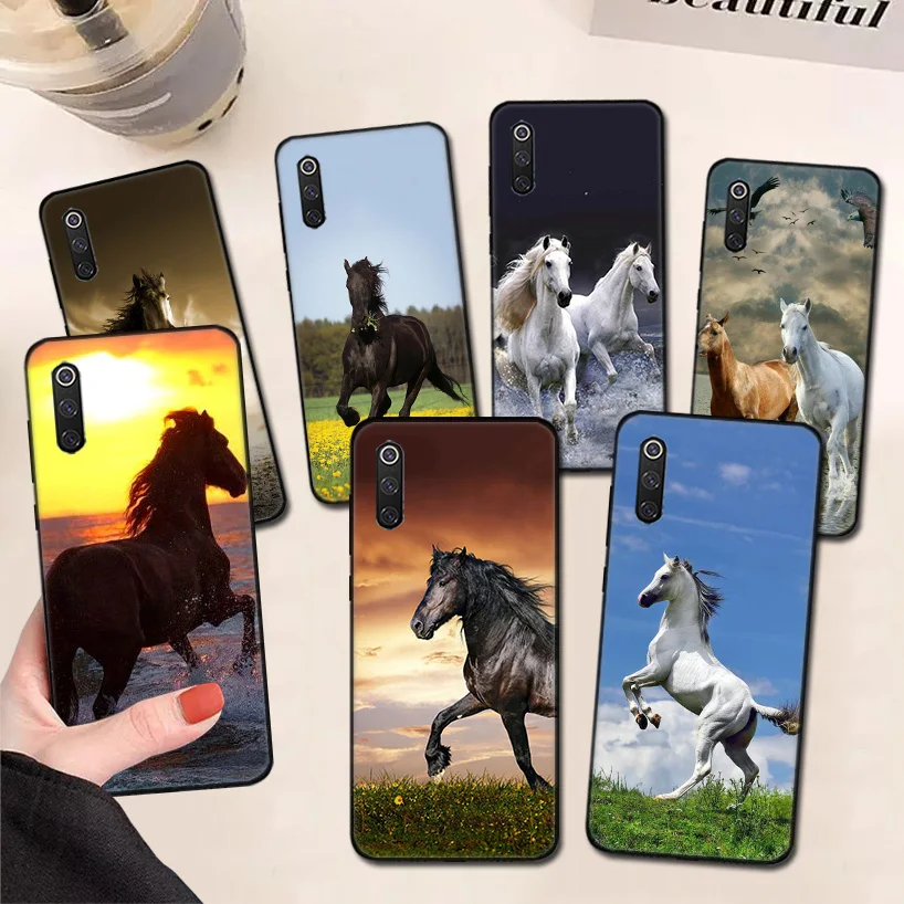 

Horse Great Beauty Galloping Silicone Case Coque For Xiaomi Redmi Note 10 Pro 10S 9S 9 8T 8 8A 9A 9C 7 7A 6 6A 5 S2 Phone Shell