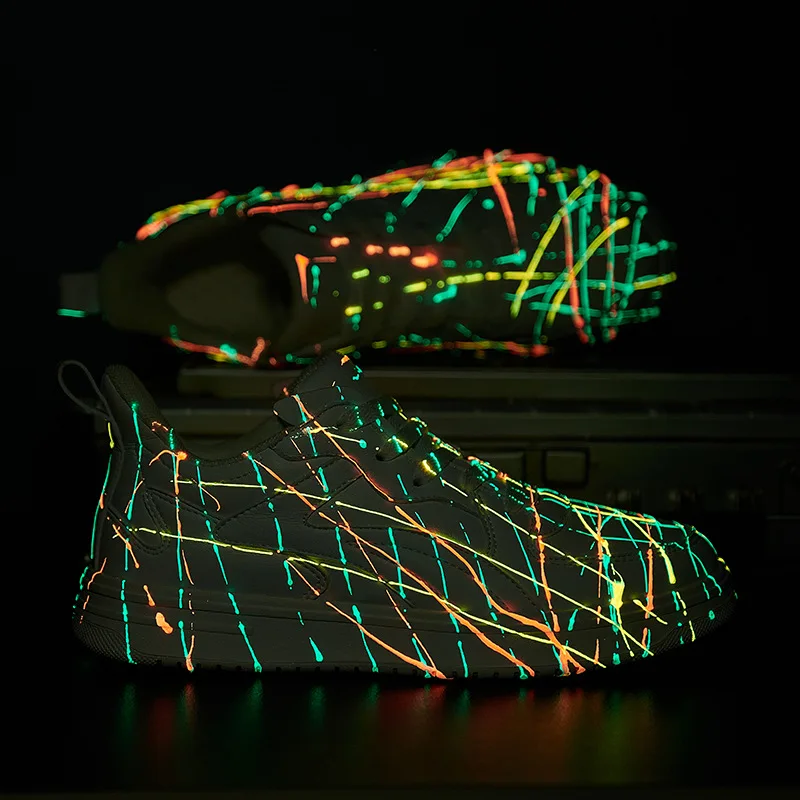 

New Men Vulcanized Shoes Casual Daily Sneakers Fashion Shoes Women Spring Walk Footwear