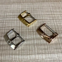 metal pin buckle 16mm 18mm 20mm for omega seamaster watch accessories belt buckle strap insurance buckle stainless steel clasp