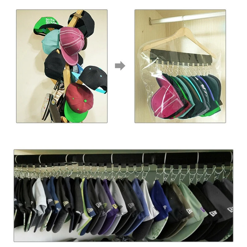 

Baseball Cap Closet Rack Hat Holder Rack Home Organizer Storage Door Hanger