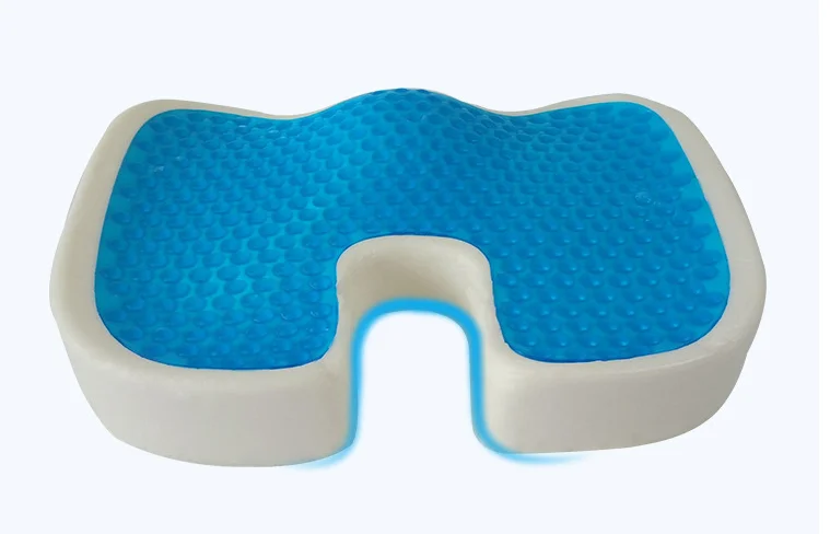 Гелевая Улучшенная подушка для сиденья нескользящая Ортопедическая из геля и