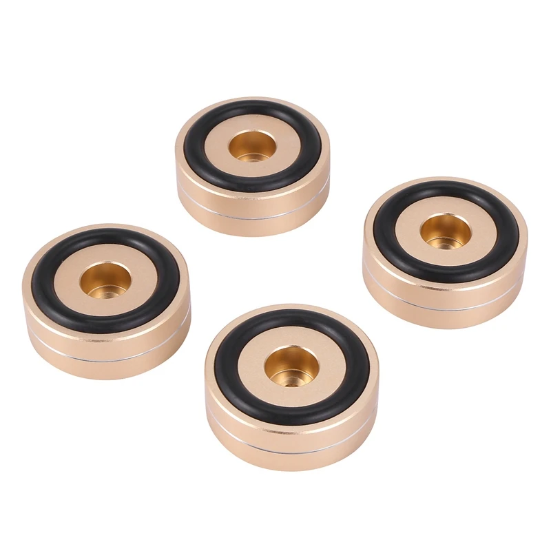 8PCS Turntable Isolation Feet Pads Aluminum Speaker Spikes Stand Foot Cones Base Mat for Audio Sound Amplifier | Электроника