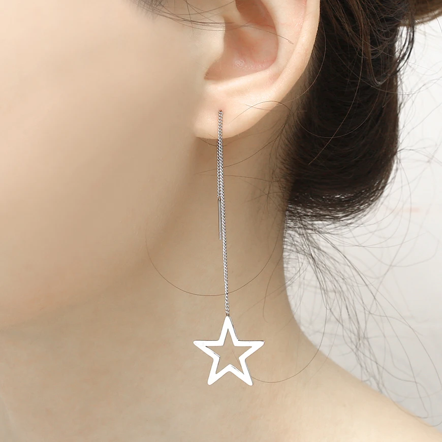 2020 корейские серьги подвески в форме сердца для женщин модные геометрические