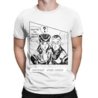 О чем вы говорите футболка Для мужчин Adventure аниме Jjba манга футболки 2020 новый список для костюмированной вечеринки по японскому аниме футболка