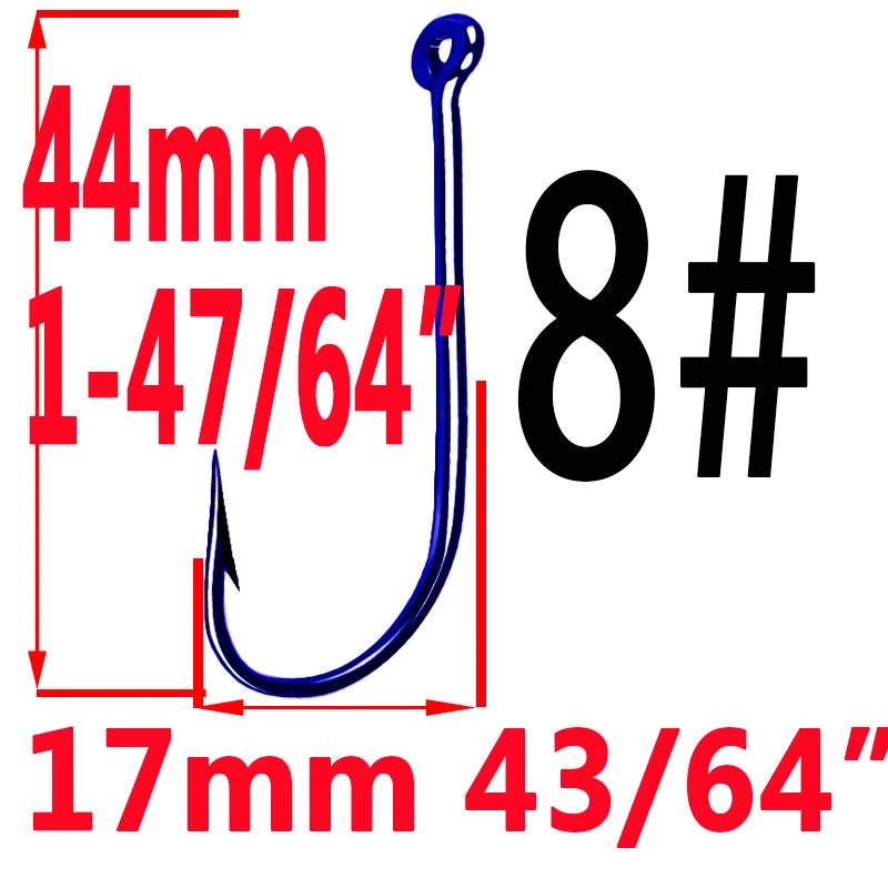 50 шт./кор. синие рыболовные Крючки снасти прочные крючки карповый крючок колючий