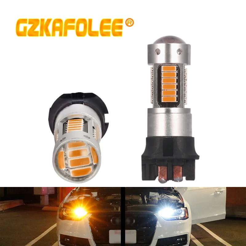 

Светодиодная лампа PWY24W для дневных ходовых огней PW24W, дневные ходовые огни, автомобисветодиодный Светодиодная лампа CANBUS для Audi, BMW, VW, Volvo, ...