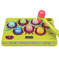 mole game toy durable colorful light whack a mole toy for childrens learning education trainning