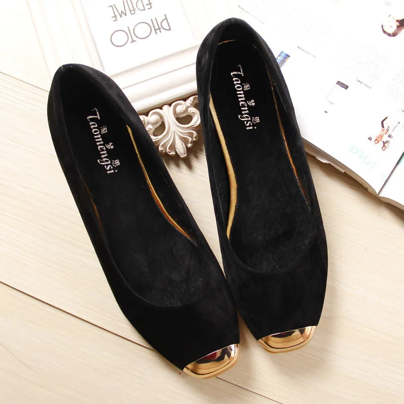 Zapatos mujer женские лоферы обувь на плоской подошве Балетки без застежки Мокасины с