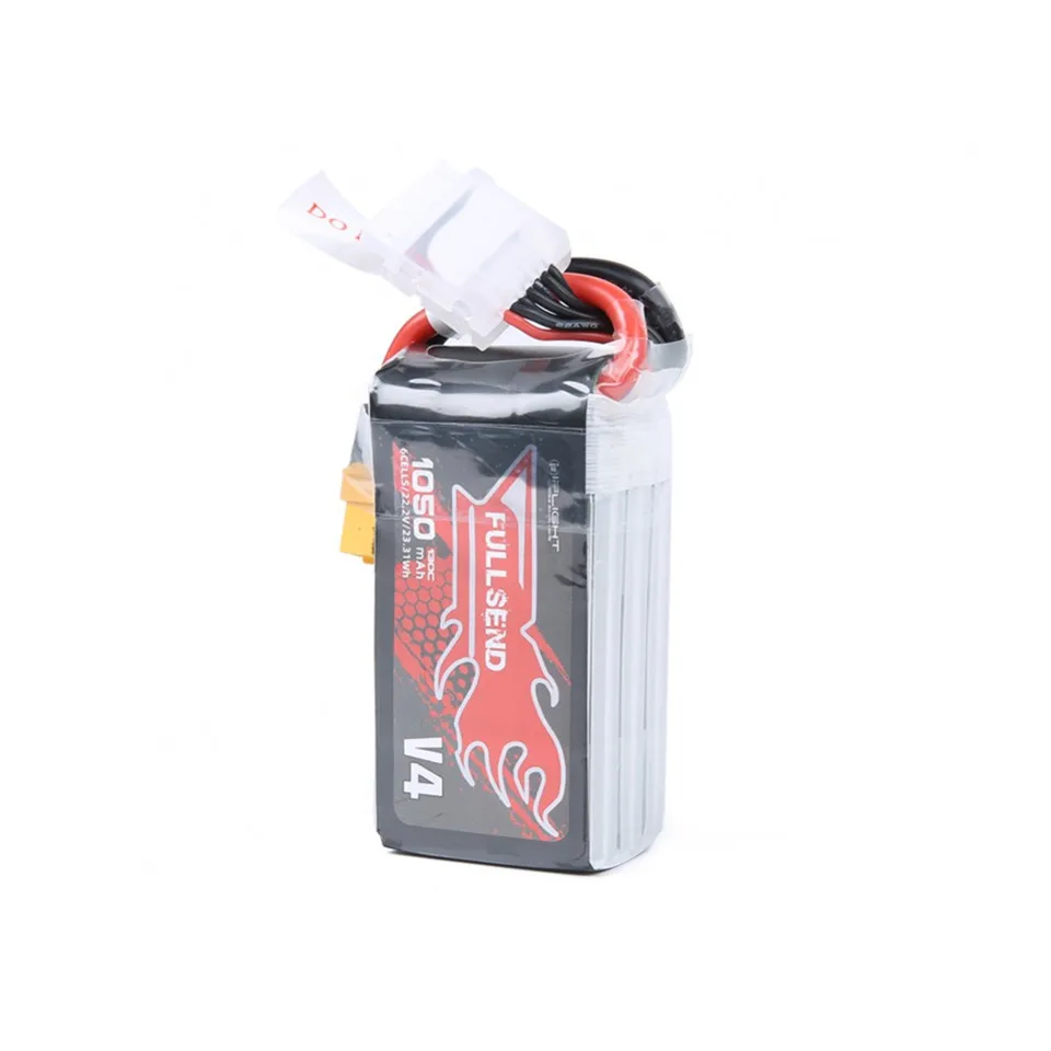

IFlight Fullsend V4.0 6S 1050mAh 130C 22,2 V Lipo батарея Amass XT60H разъем для FPV гоночного дрона запасные части
