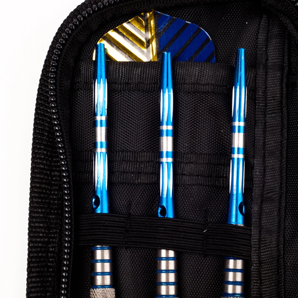 

1 Set Darts Accessories Carry Case Wallet Pockets Holder Storing Bag Durable Black
