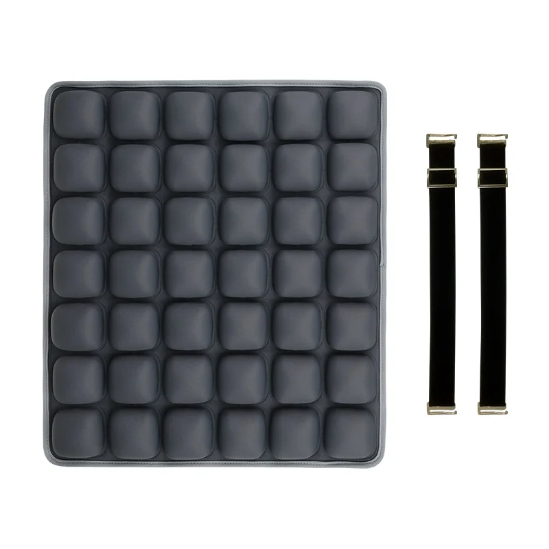 Gray back cushion Воздушная ячейка акупрессура коврик массажный коврик для тела надувные подушки сиденья для инвалидной коляски фитнес йога коврик анти-пролежневый облегчение боли - Цвет: Gray back cushion