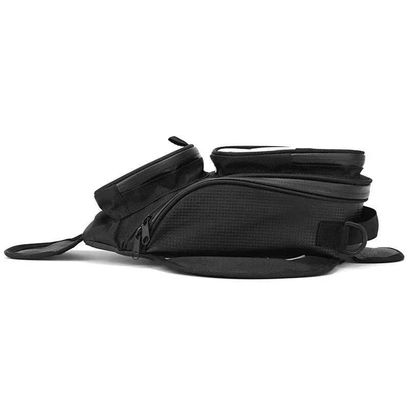 

Motor Tank Bag Black Oil Fuel Tank Bag Magnetic Motorbike Saddle Bag Single Shoulder Bag Motorcycle Backpack