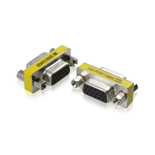 1 шт. 15 pin D Sub VGA SVGA мини адаптер для смены пола разъем F/F Женский|Компьютерные