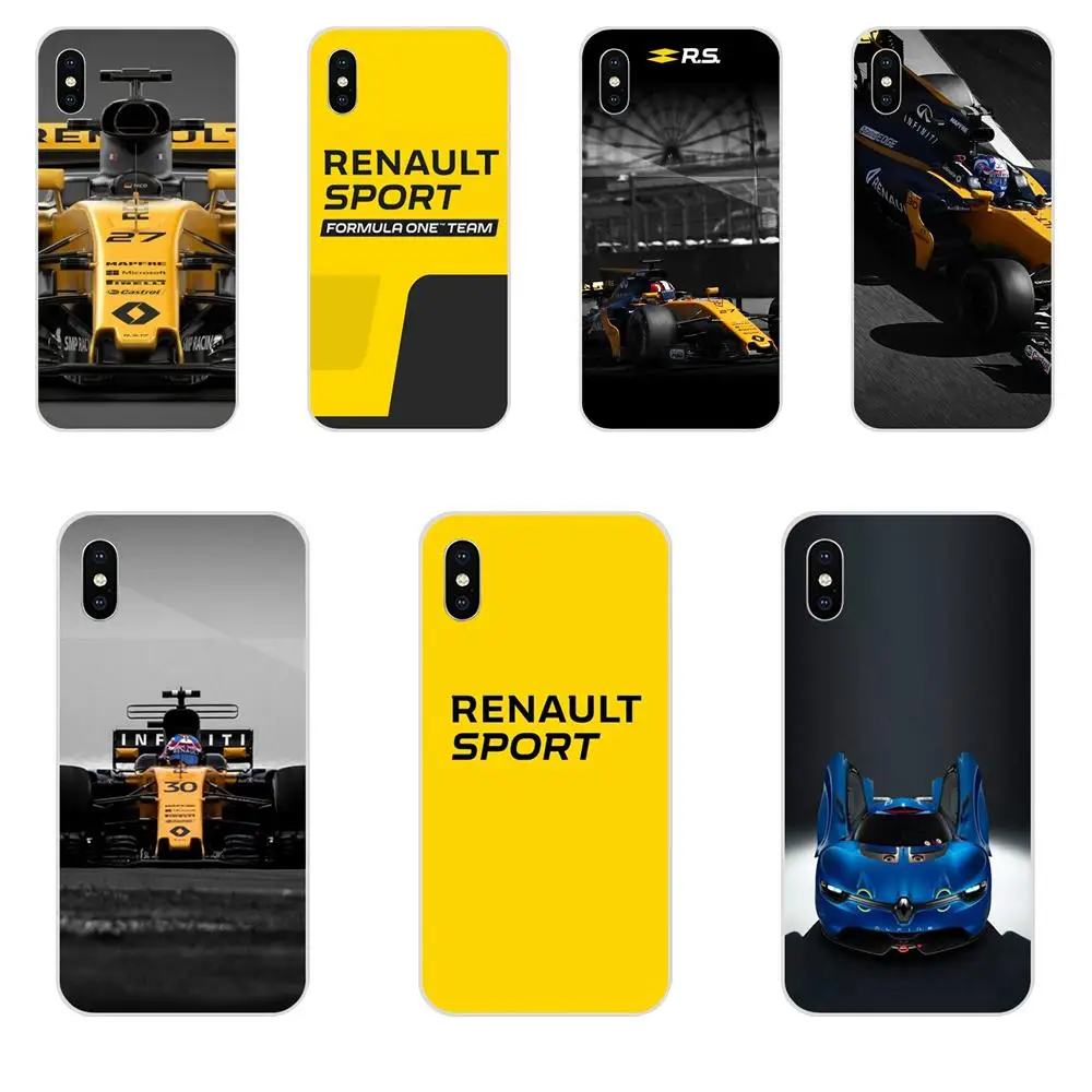 Чехлы для телефонов с узором Apple iPhone 4 4s 5 5C 5S SE 6 6S 7 8 Plus X XS Max XR Renault Rs