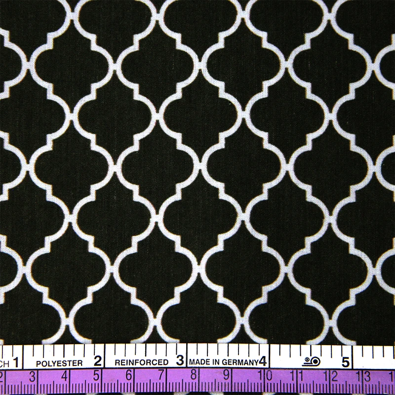 

50*145cm Plaid Geometric Printed Polyester Cotton Fabric Tissue Children Home Textile DIY Fabric Sewing Tilda Doll,1Yc467