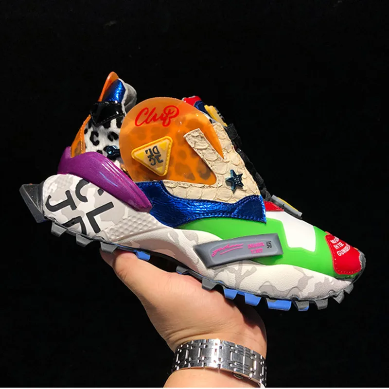 GCYFWJ/женские кроссовки с леопардовым принтом обувь на платформе со шнуровкой