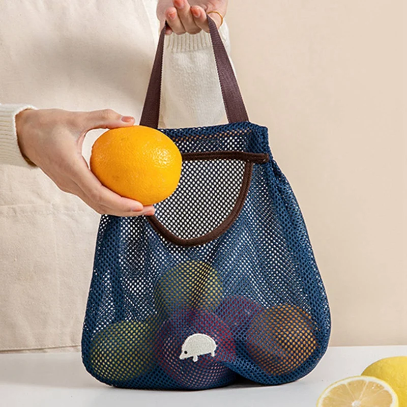 Подвесная Сетчатая Сумка для хранения овощей экологически чистая сумка лука