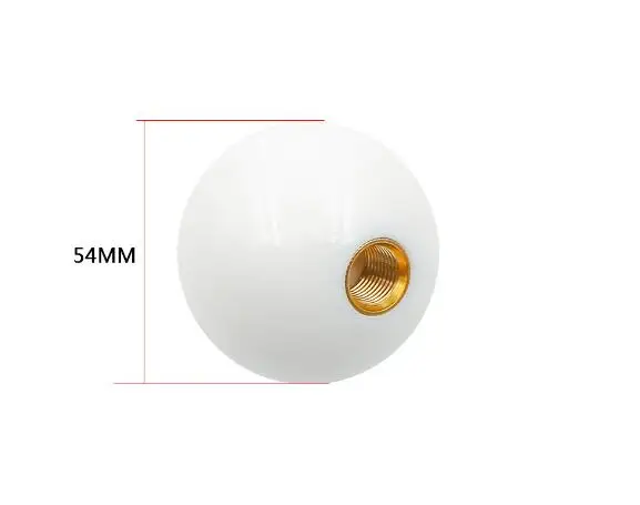 Черно-белая круглая ручка переключения передач для Hurst короткий переключатель