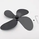 4-Лопастной вентилятор для печи экологичный подогреваемый вентилятор для камина сжигание древесины экологический тепловой Тихий Домашний Вентилятор для камина аксессуары для камина