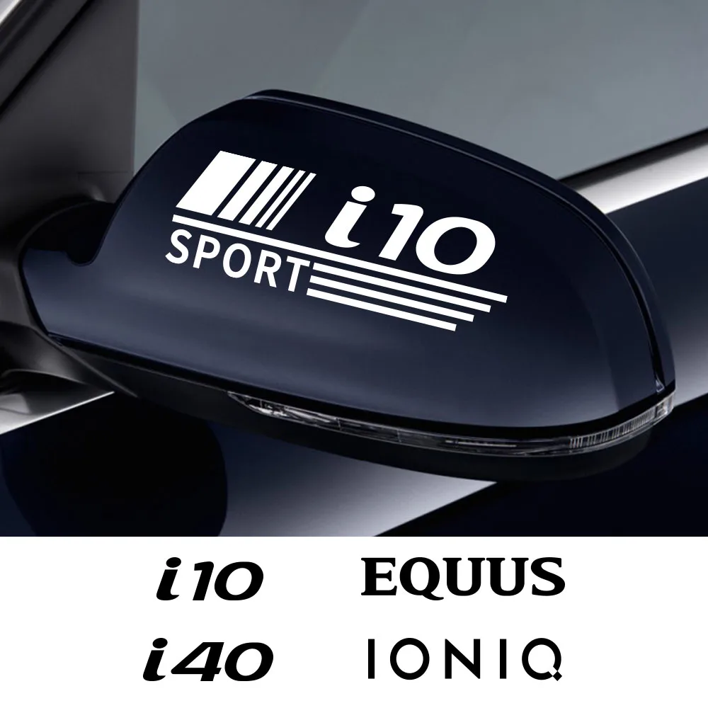 2 шт. виниловые наклейки для Hyundai CRETA EON EQUUS i10 i20 i40 IONIQ IX25 IX55 KONA | Автомобили и