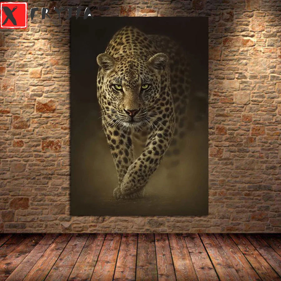 5D сделай сам Лидер продаж домашняя Алмазная вышивка дикие животные леопард