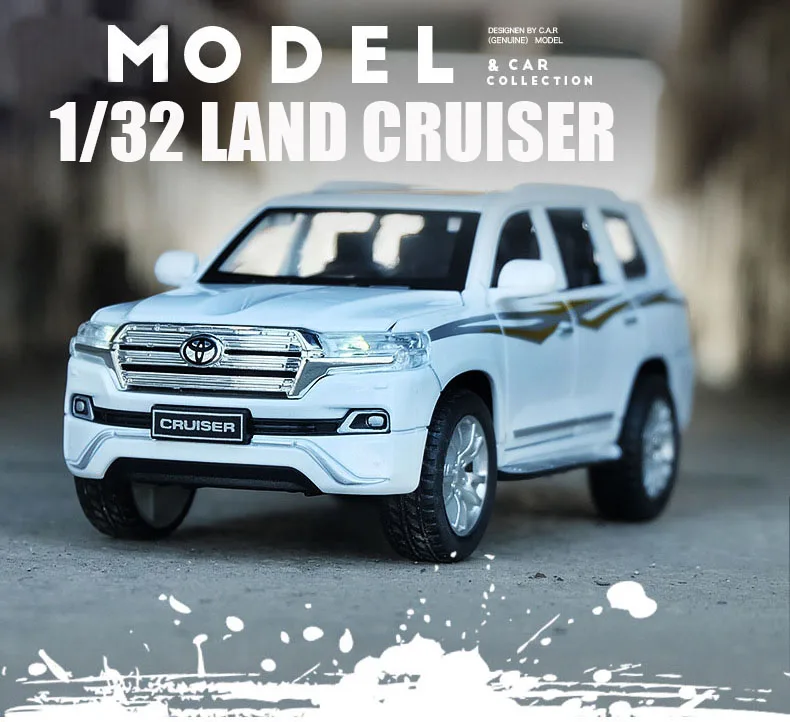 Игрушечный автомобиль TOYOTA LAND CRUISER Prado металлическая игрушечная машинка из сплава